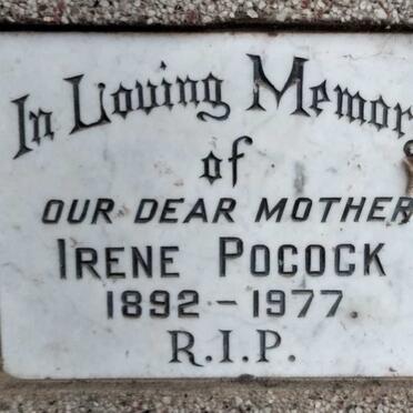 POCOCK Irene 1892-1977