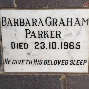 PARKER Barbara Graham -1965