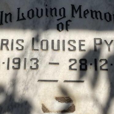 PYLE Iris Louise 1913-1981