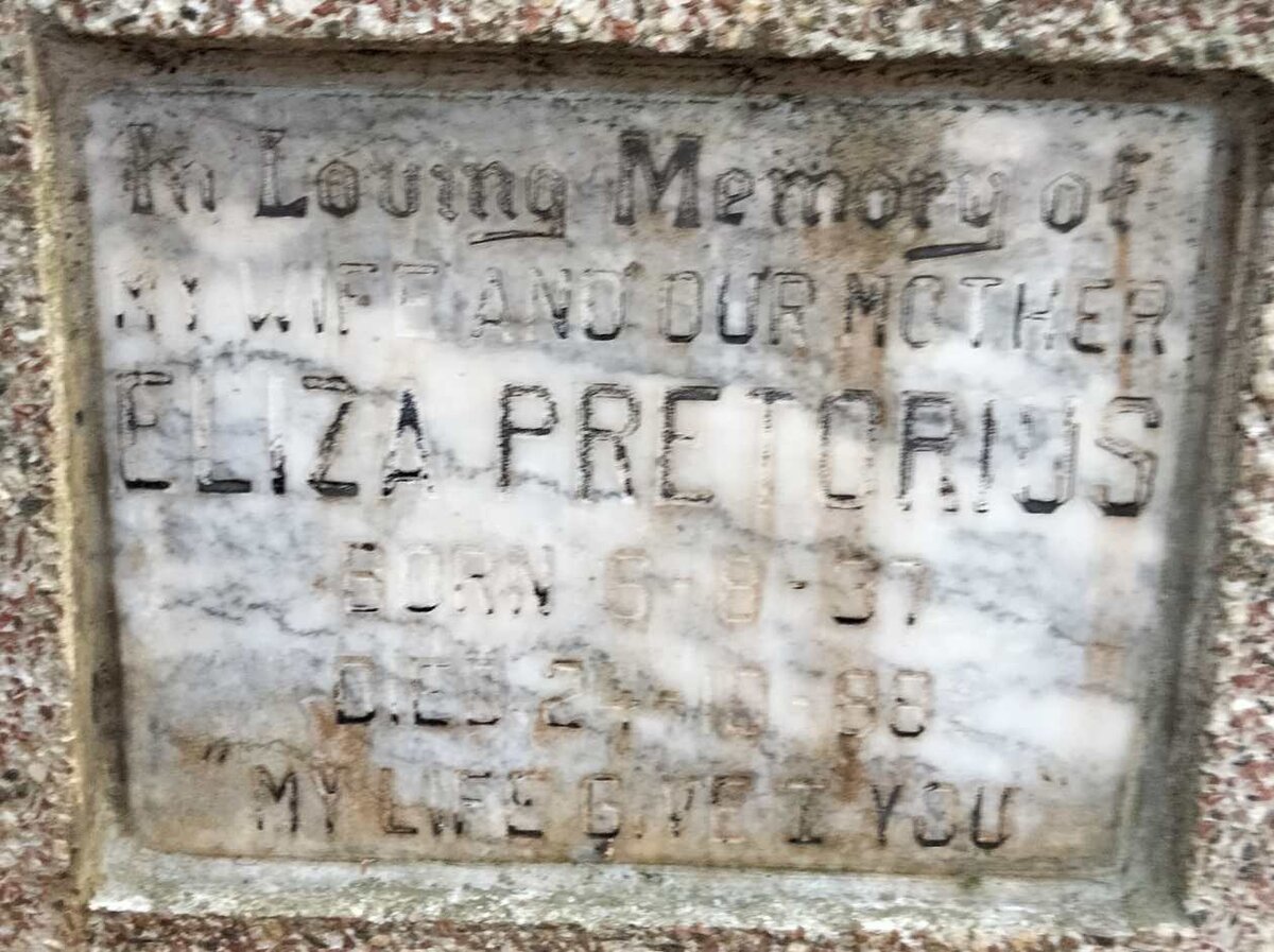 PRETORIUS Eliza 1937-1988