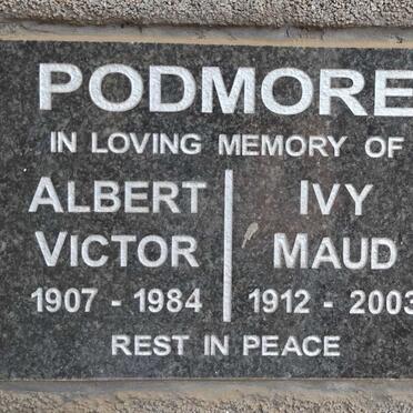 PODMORE Albert Victor 1907-1984 & Ivy Maud 1912-2003
