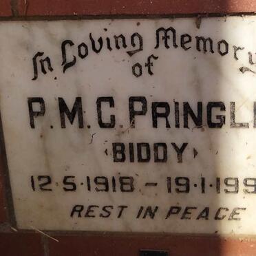 PRINGLE P.M.C. 1918-1990