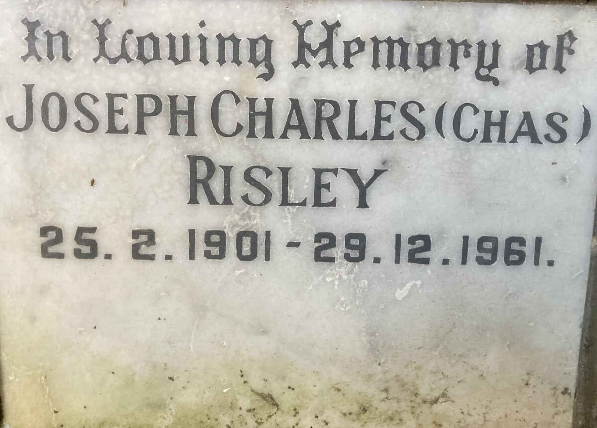 RISLEY Joseph Charles 1901-1961