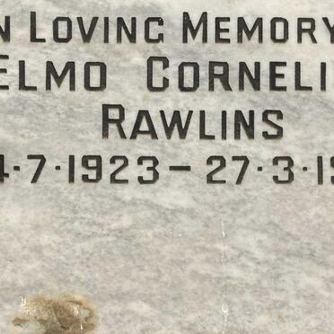 RAWLINS Elmo Cornelius 1923-1981