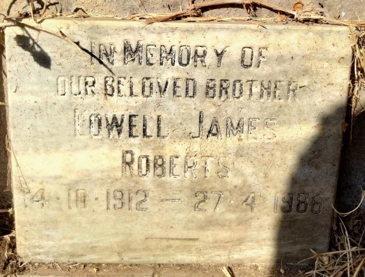 ROBERTS Lowell James 1912-1986