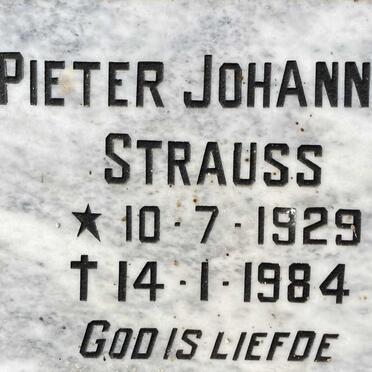 STRAUSS Pieter Johannes 1929-1984
