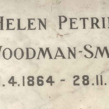 SMITH Helen Petrina, WOODMAN 1864-1956