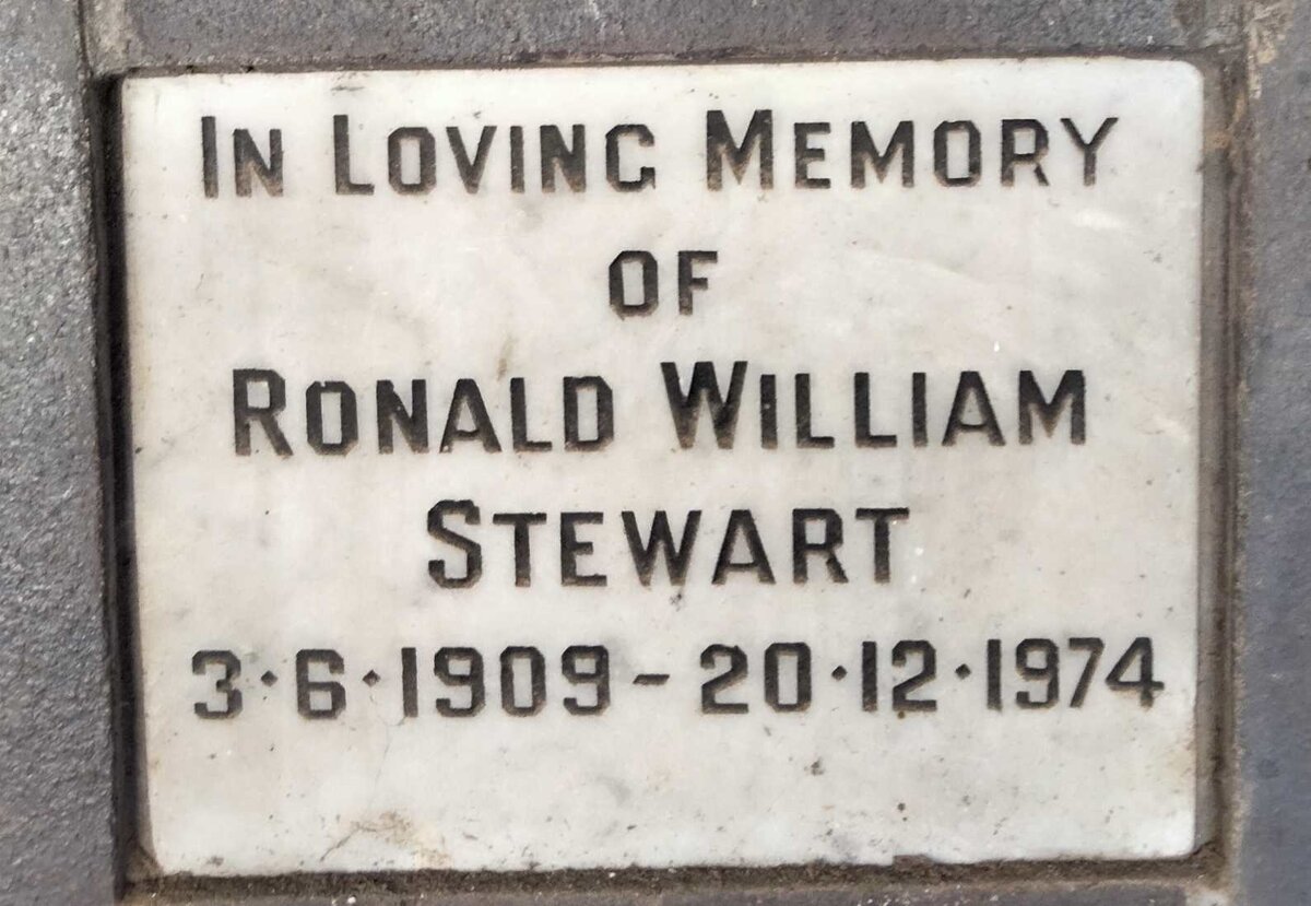 STEWART Ronald William 1909-1974