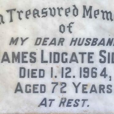 SIDEY James Lidgate -1964