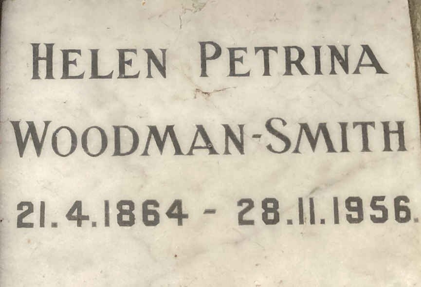 SMITH Helen Petrina, WOODMAN 1864-1956