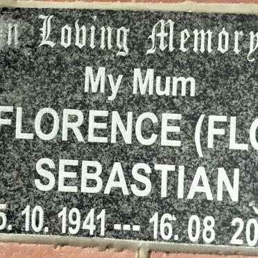 SEBASTIAN Florence 1941-2007