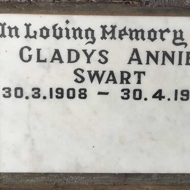 SWART Gladys Annie 1908-1967
