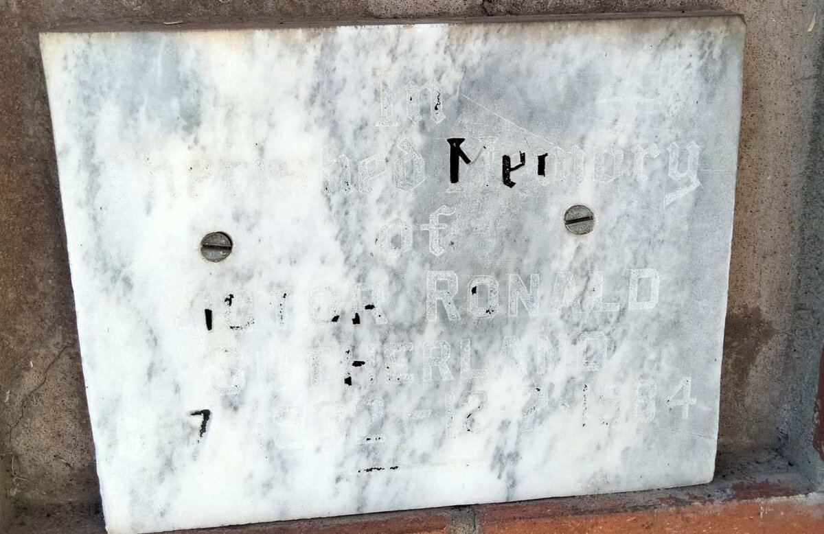 SUTHERLAND Victor Ronald 1932-1984