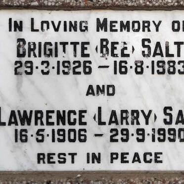 SALT Lawrence 1906-1990 & Brigitte 1926-1983