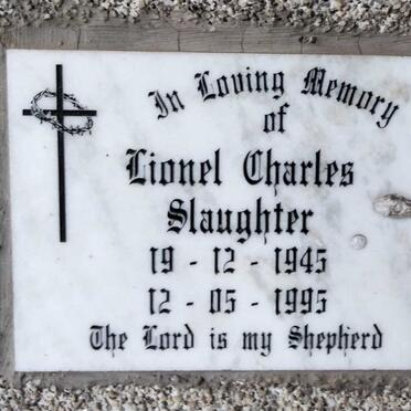 SLAUGHTER Lionel Charles 1945-1995