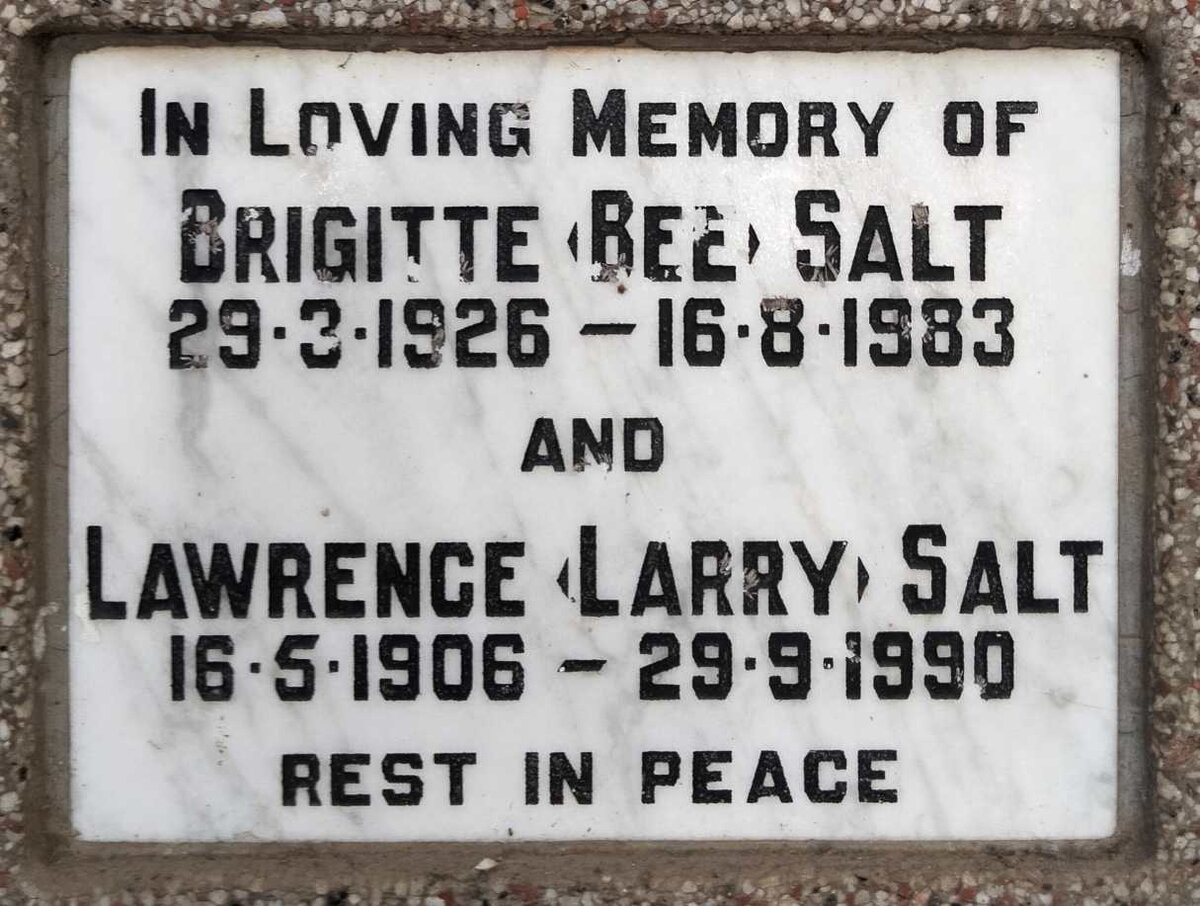 SALT Lawrence 1906-1990 & Brigitte 1926-1983