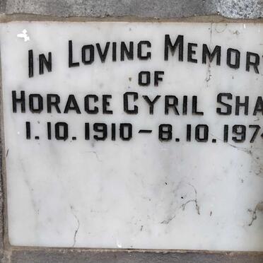 SHAW Horace Cyril 1910-1974
