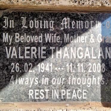 THANGALAN Valerie 1941-2008