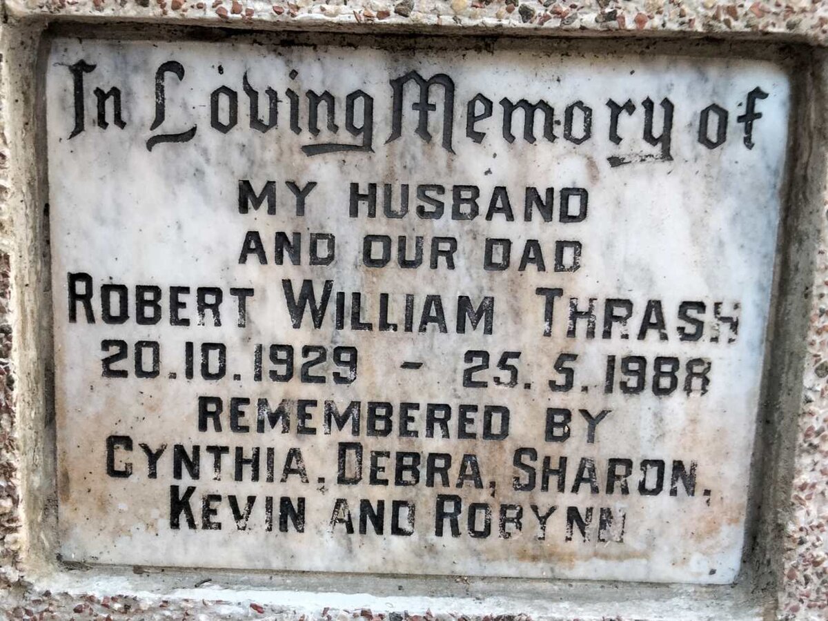 THRASH Robert William 1929-1988