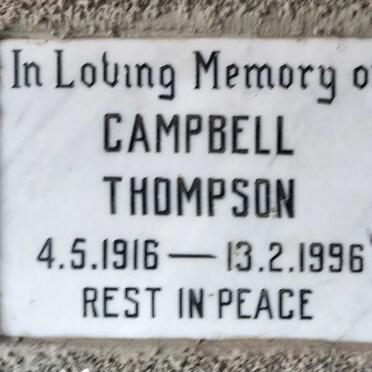 THOMPSON Campbell 1916-1996