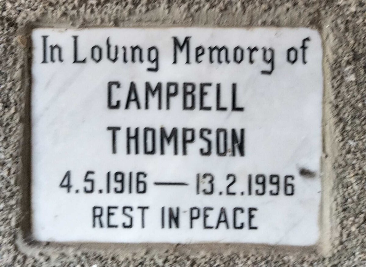 THOMPSON Campbell 1916-1996