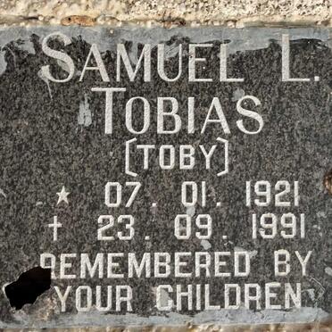 TOBIAS Samuel L. 1921-1991