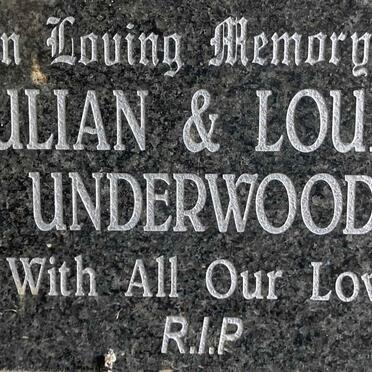 UNDERWOOD Julian & Louise