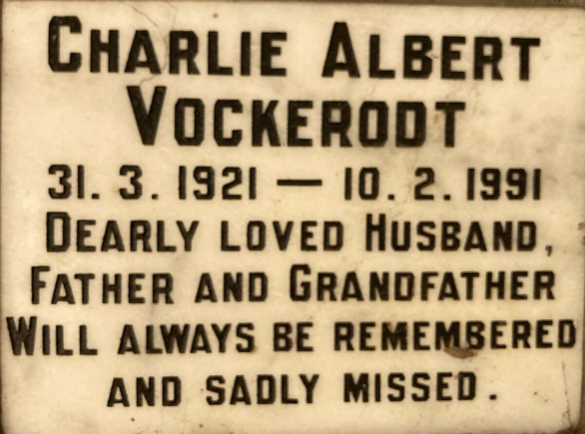 VOCKERODT Charlie Albert 1921-1991