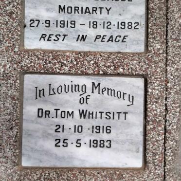 WHITSITT Tom 1916-1983