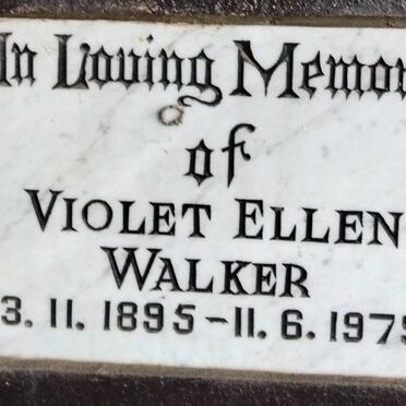 WALKER Violet Ellen 1895-1979