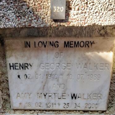 WALKER Henry George 1910-1989 & Amy Myrtle 1911-2000