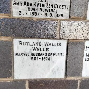 WELLS Rutland Wallis 1901-1974