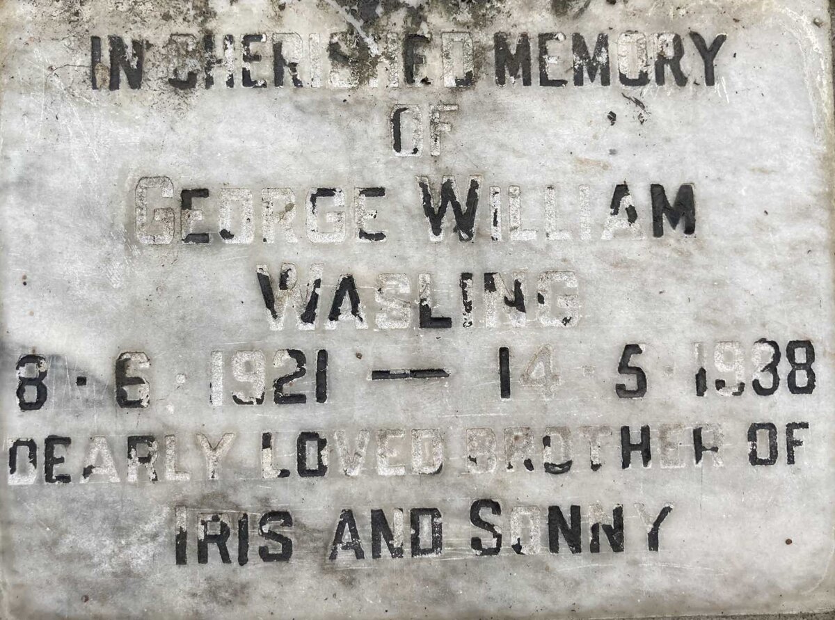 WASLING George William 1921-1988