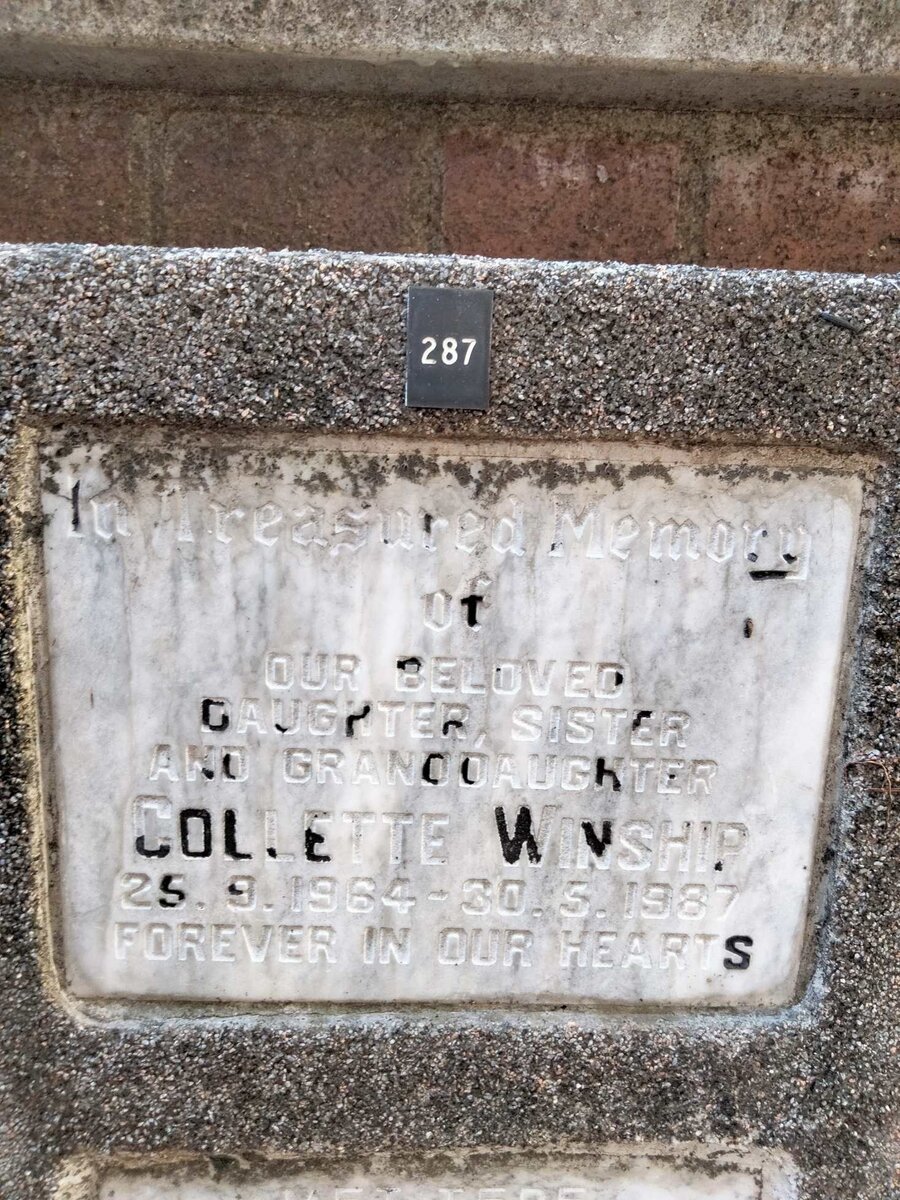 WINSHIP Collette 1964-1987