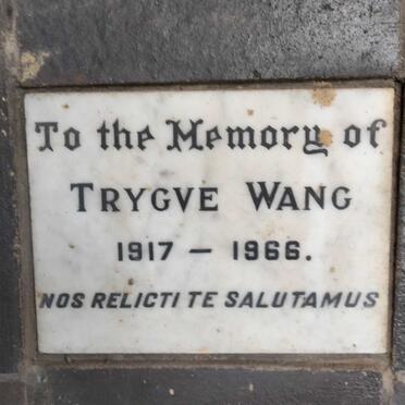 WANG Trygve 1917-1966