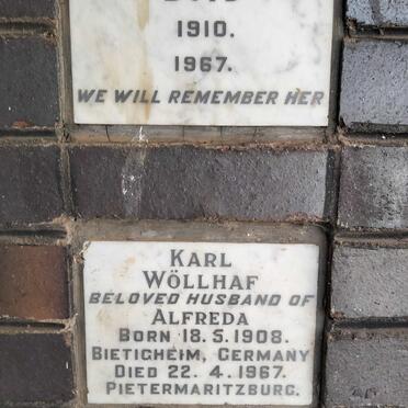 WOLLHAF Karl 1908-1967