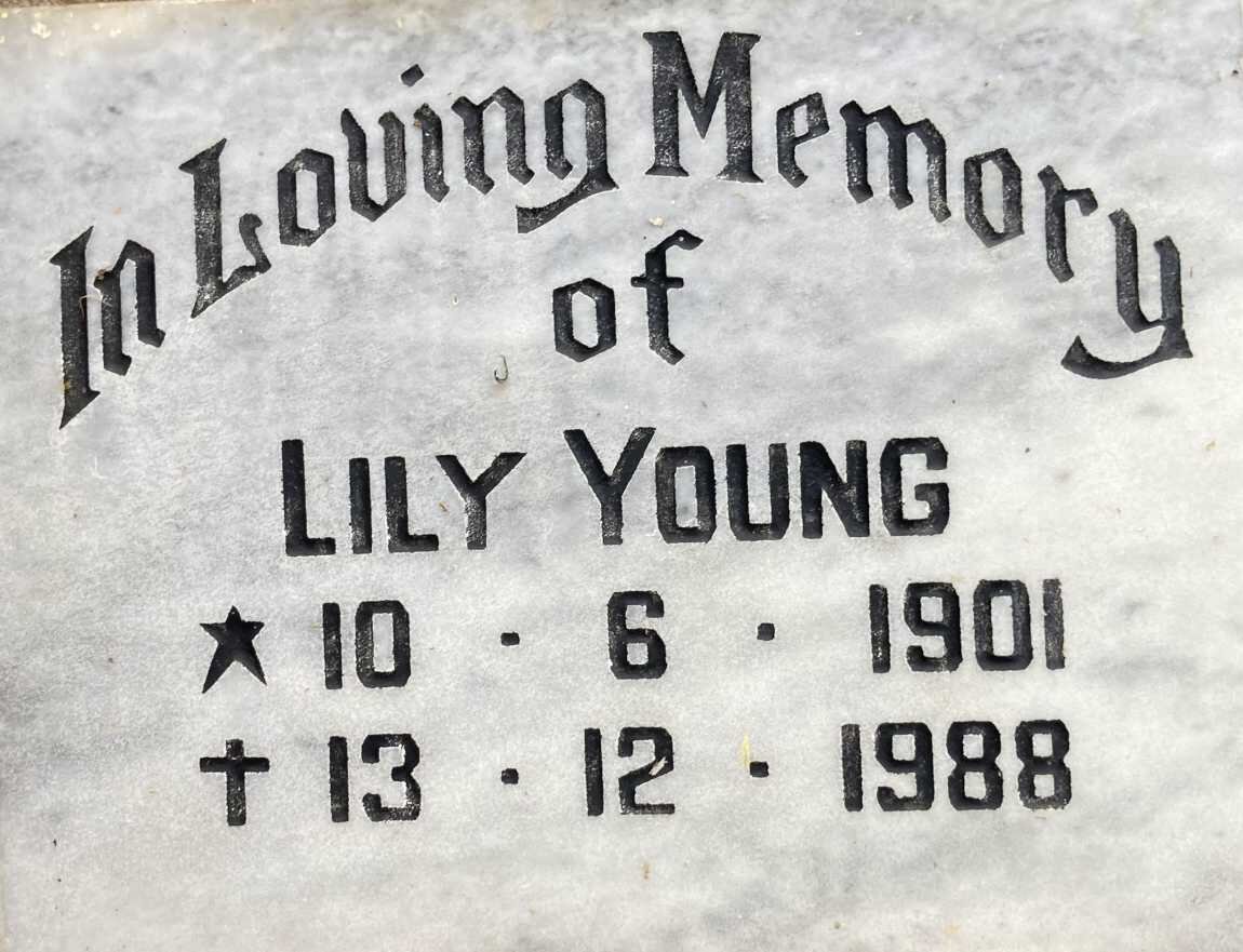 YOUNG Lily 1901-1988