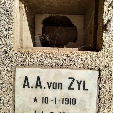 ZYL A.A., van 1910-1993