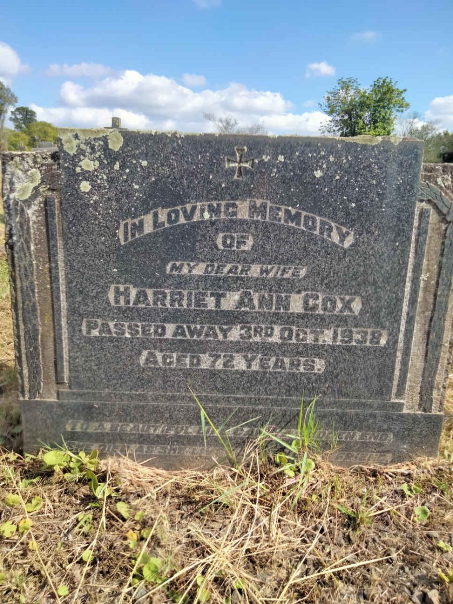 COX Harriet Ann -1938