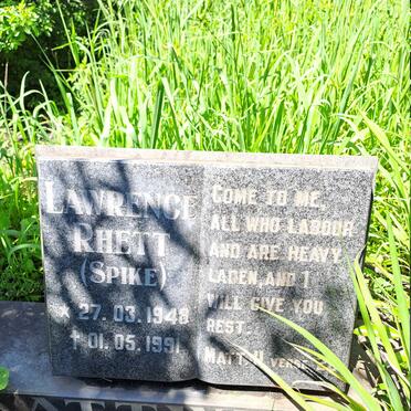ATTWELL Lawrence Rhett 1948-1991