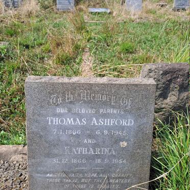 ASHFORD Thomas 1866-1945 & Katharina 1866-1954