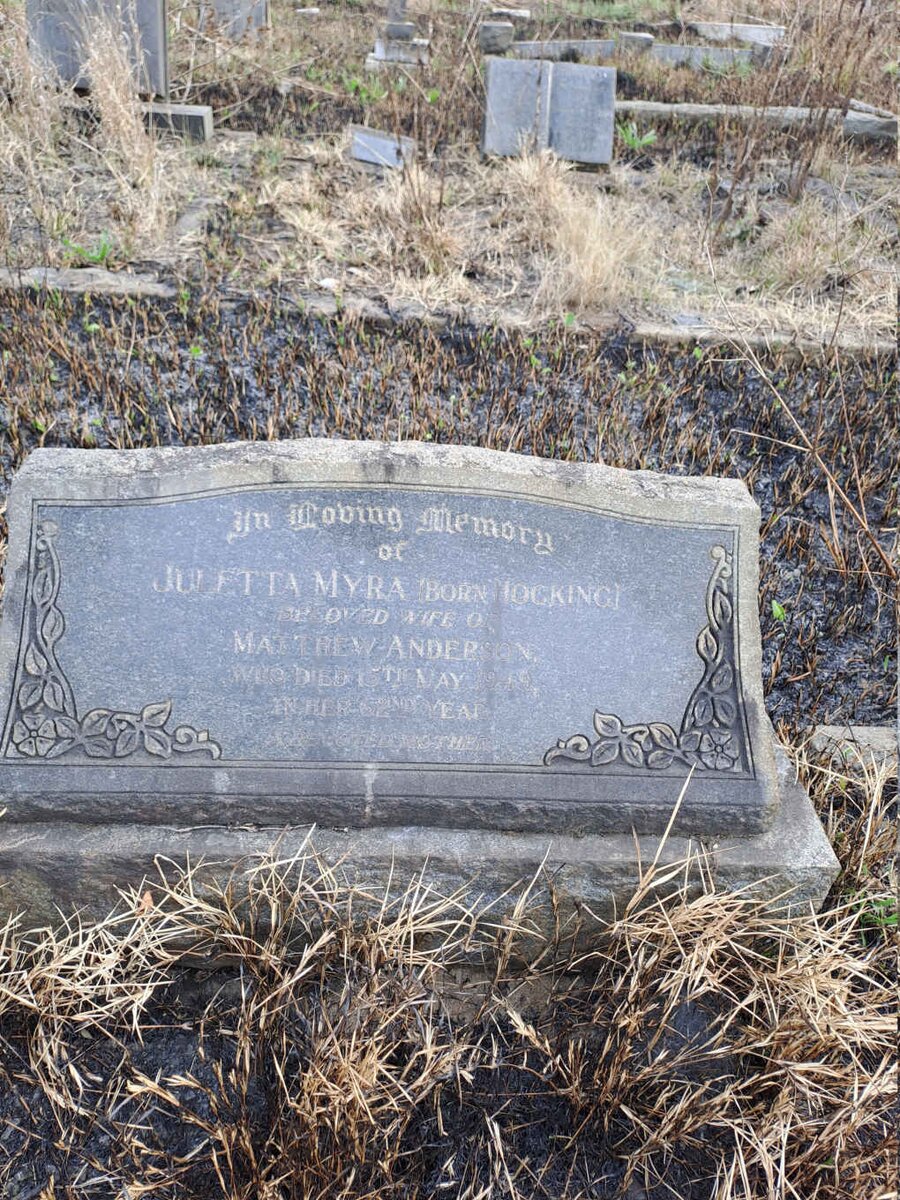 ANDERSON Juletta Myra nee HOCKING -1949