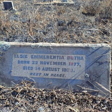 BOTHA Elsie Emmerentia 1877-1939