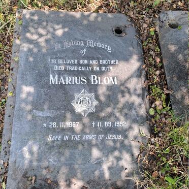 BLOM Marius 1967-1992
