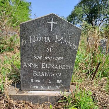 BRANDON Anne Elizabeth 1886-1976