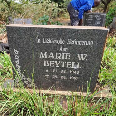 BEYTELL Marie W. 1948-1987