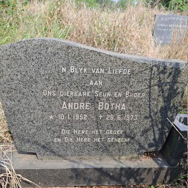 BOTHA Andre 1952-1973
