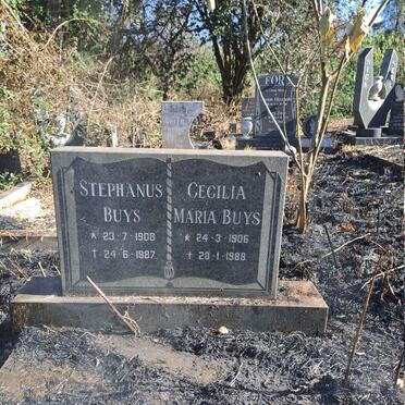 BUYS Stephanus 1908-1987 & Cecilia Maria 1906-1988