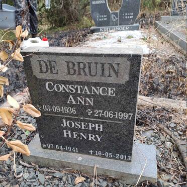 BRUIN Joseph Henry, de 1941-2013 & Constance Ann 1936-1997
