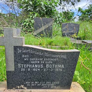 BOTHMA Stephanus 1924-1978